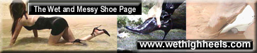 shoe fetish videos - high heeled boots in mud - wet shoes - lesbian trampling and domination